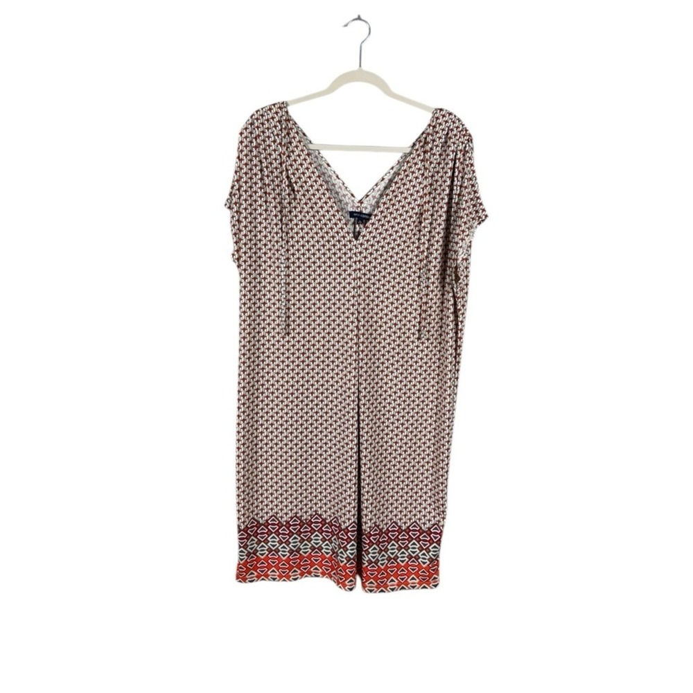 Womens Bohemian Dress Size XL Beachy Coastal Resort Tropical Vacation - Picture 2 of 6